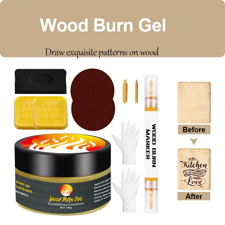 Wood burning gel