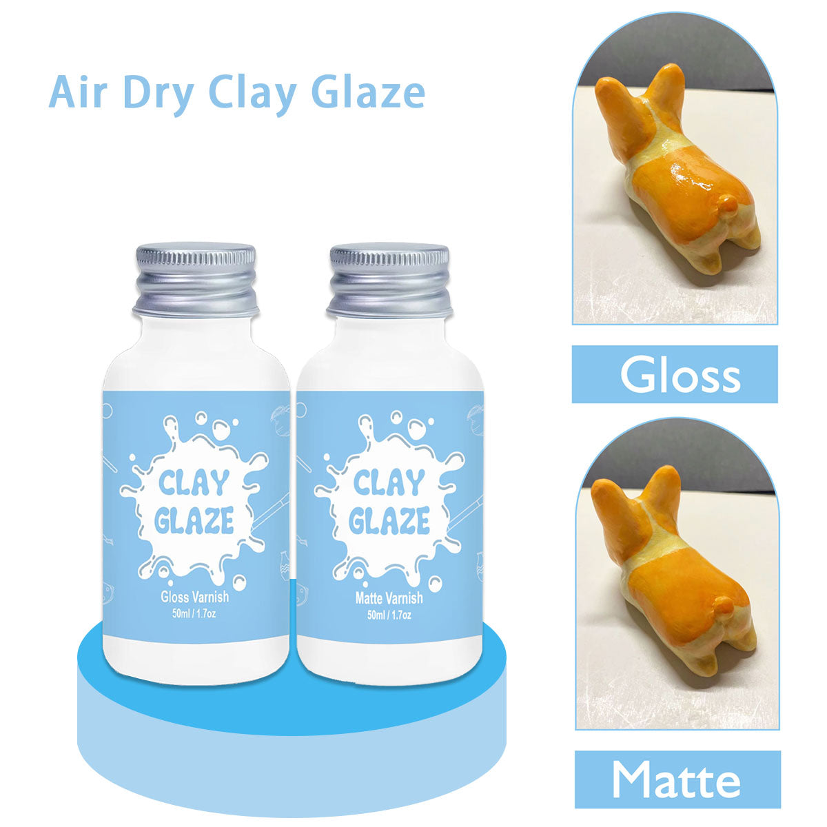50ml Air Dry Clay Varnish