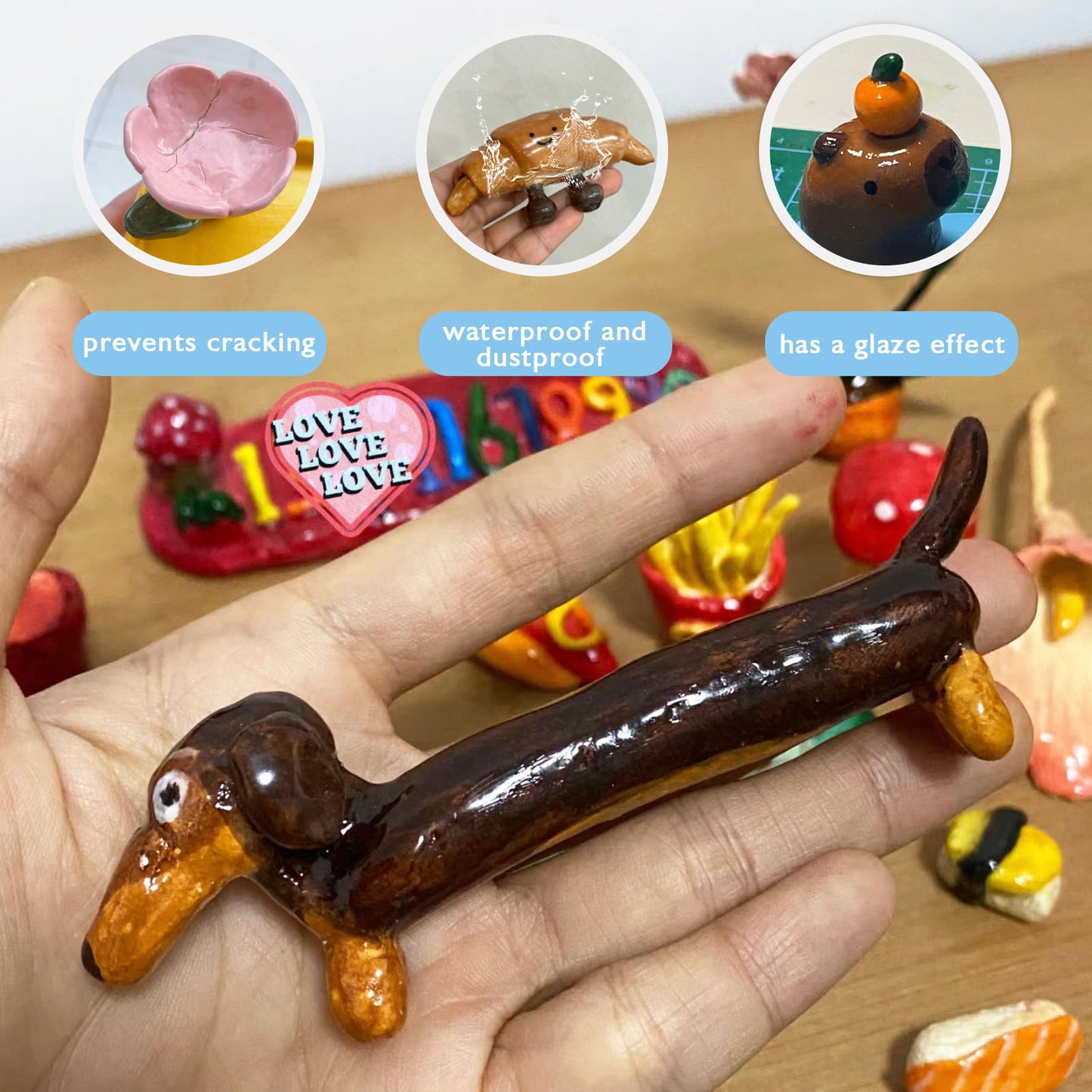 50ml Air Dry Clay Varnish