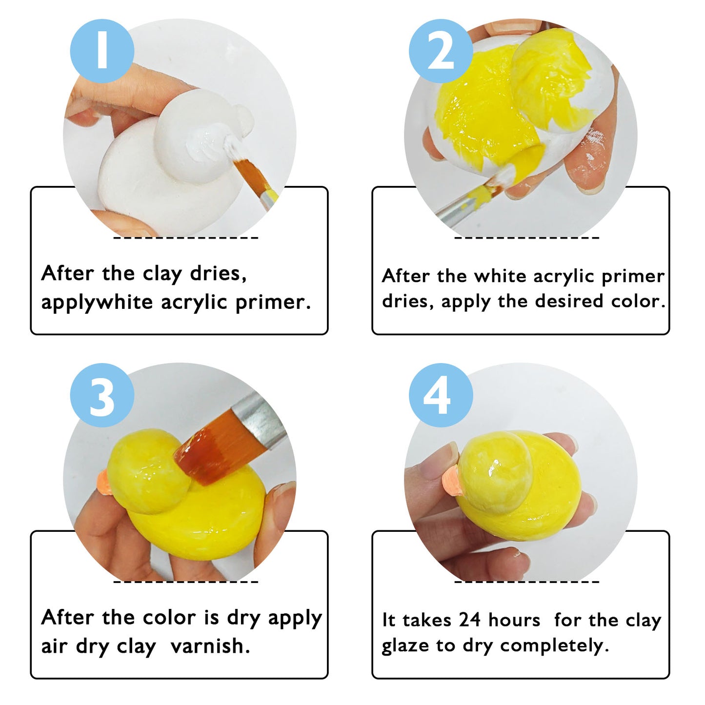 200ml Air Dry Clay Varnish