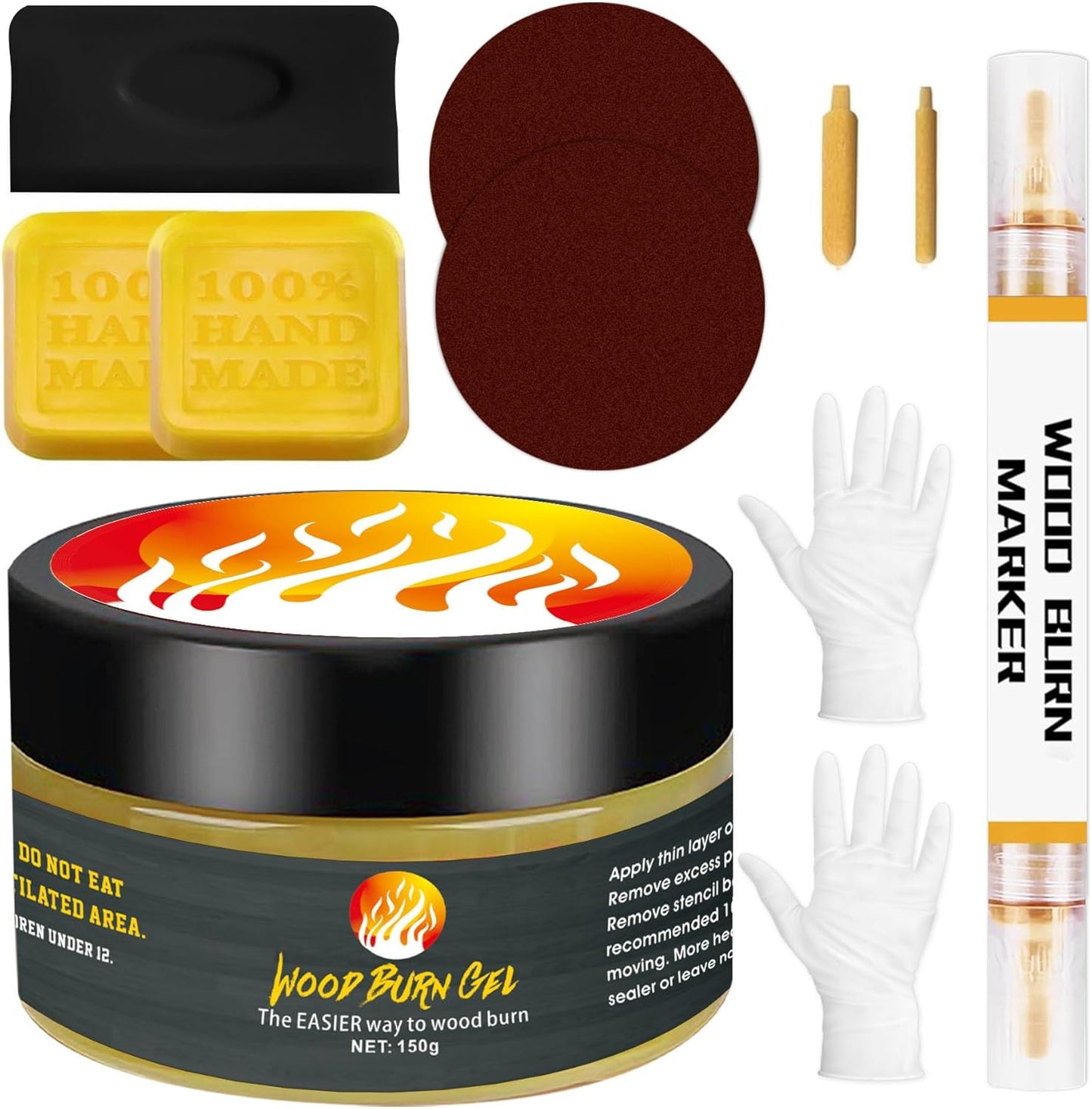 Wood burning gel