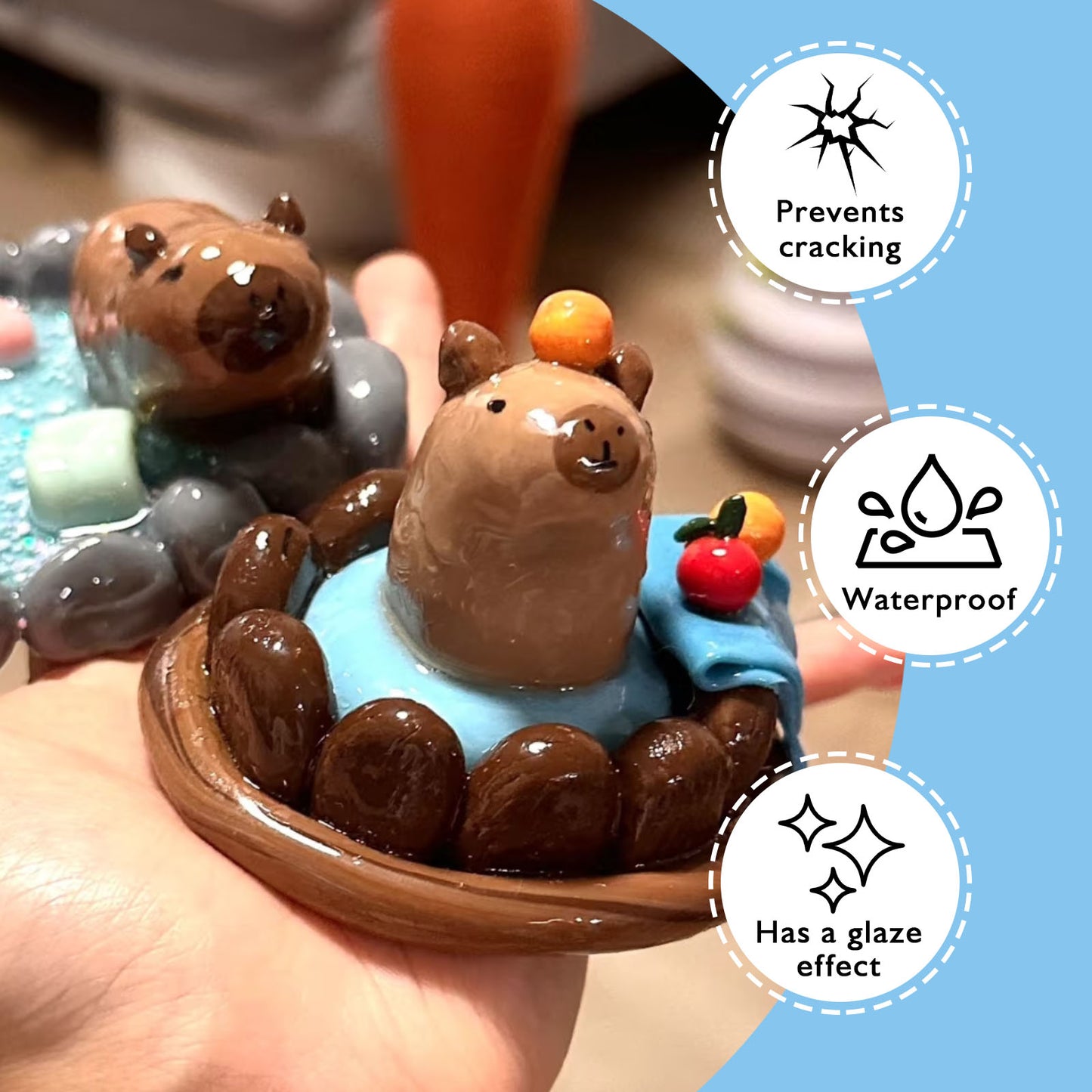 200ml Air Dry Clay Varnish