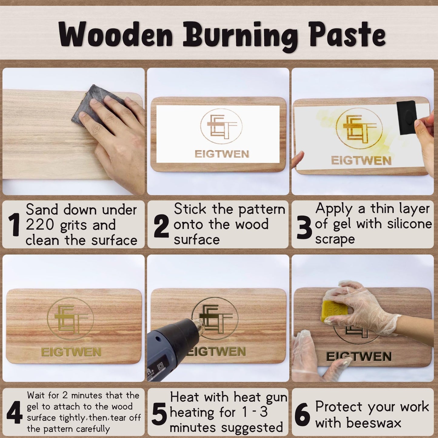 Wood burning gel