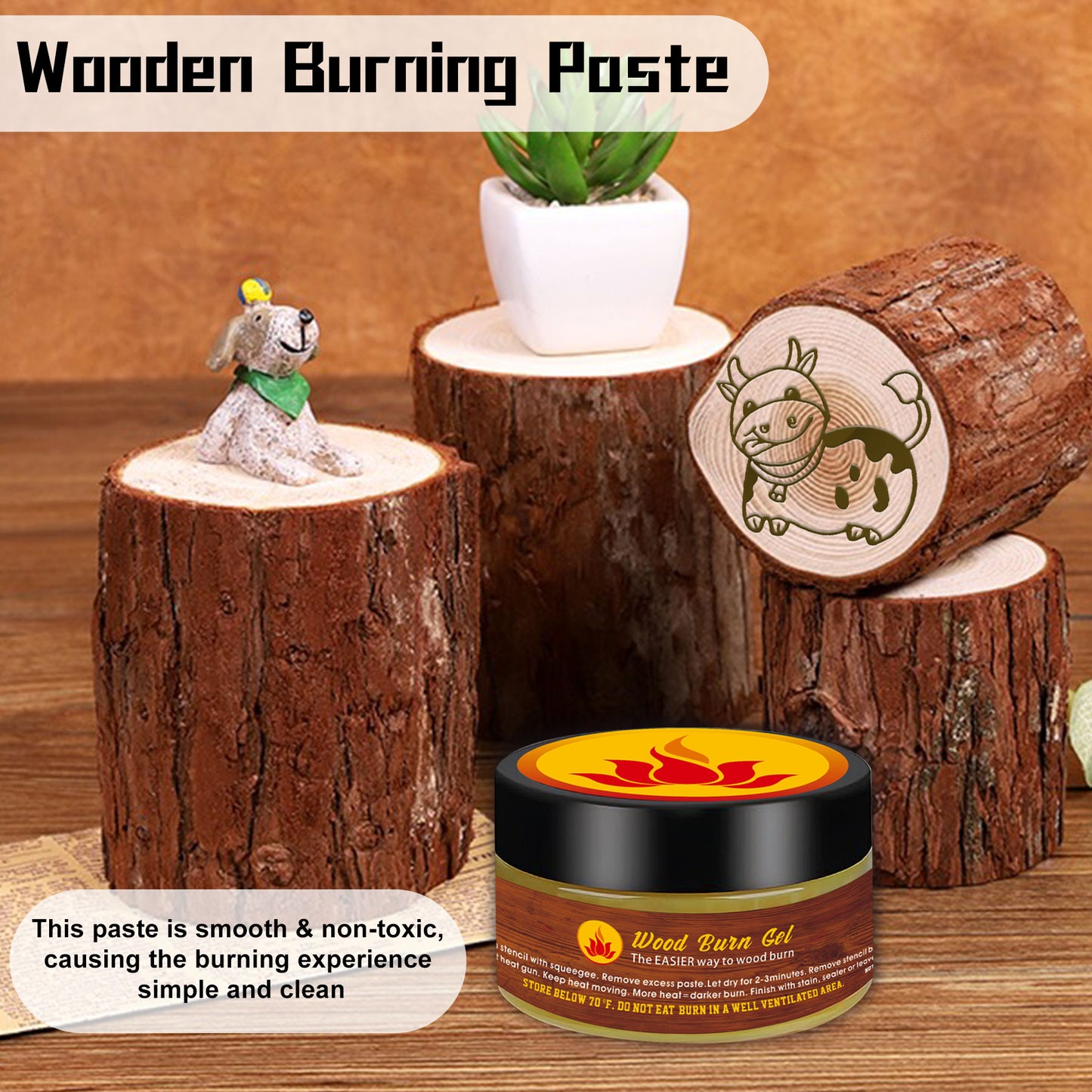 Wooden Burning Paste