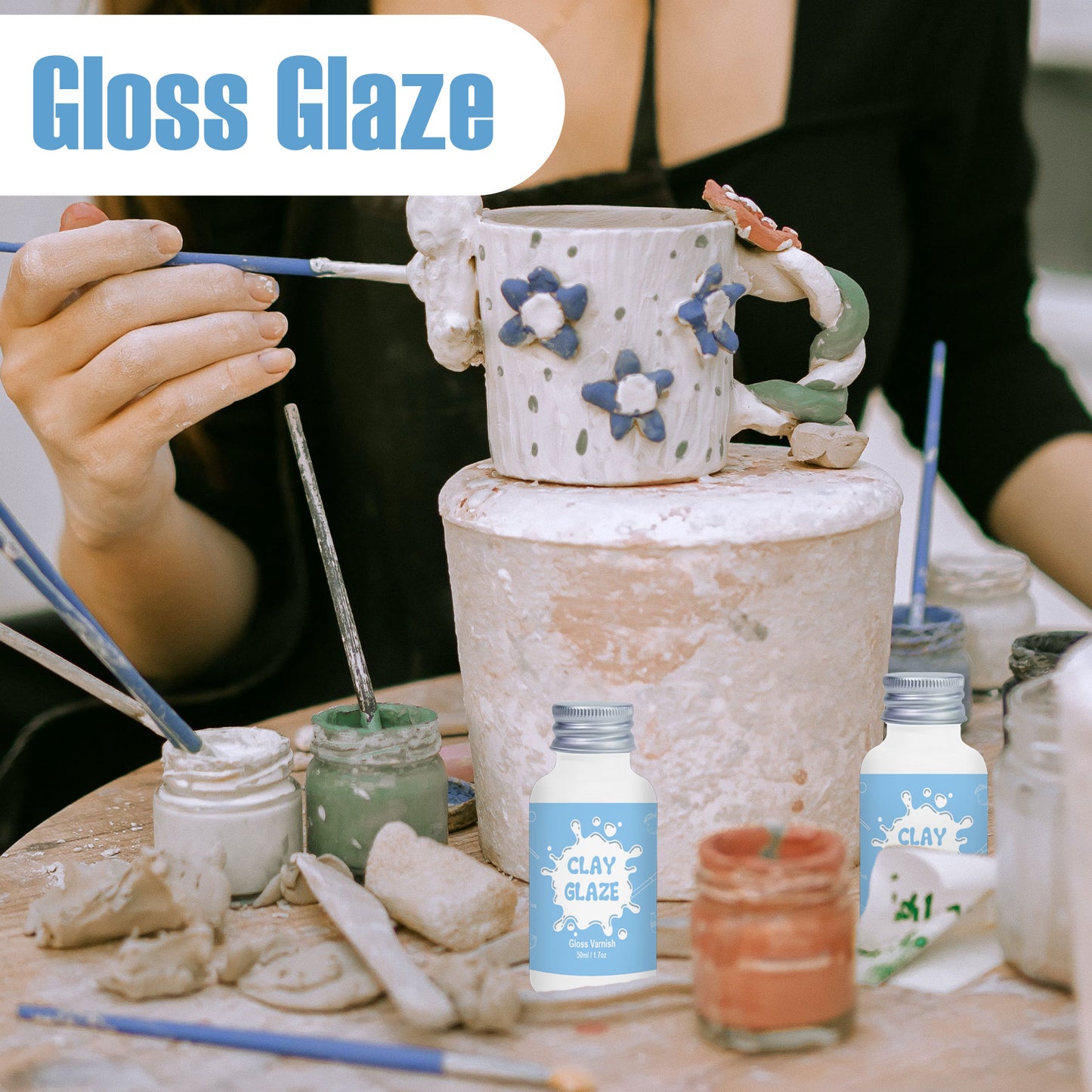 50ml Air Dry Clay Varnish