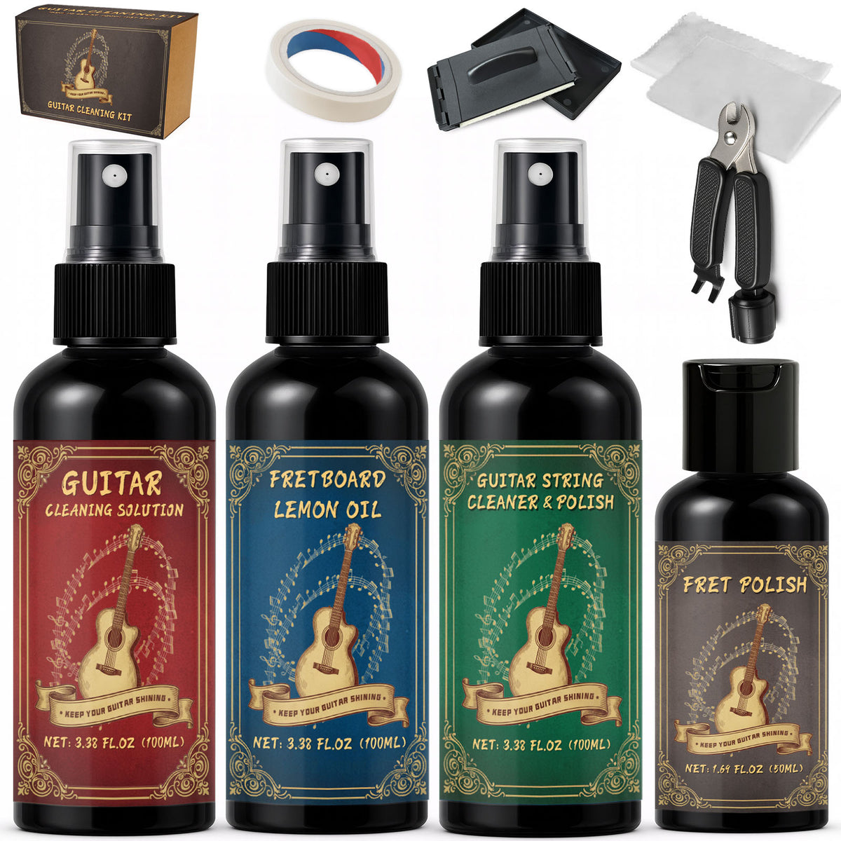 Guitar Cleaning Maintenance Kit
