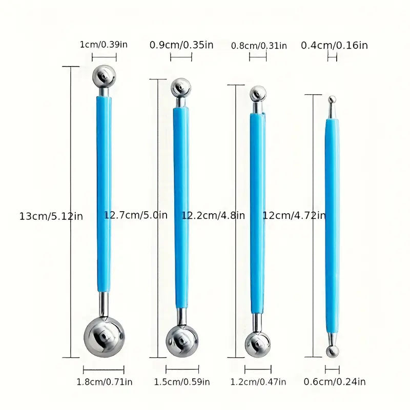 100ml Air Dry Clay Glaze and 29pcs Clay tools kit