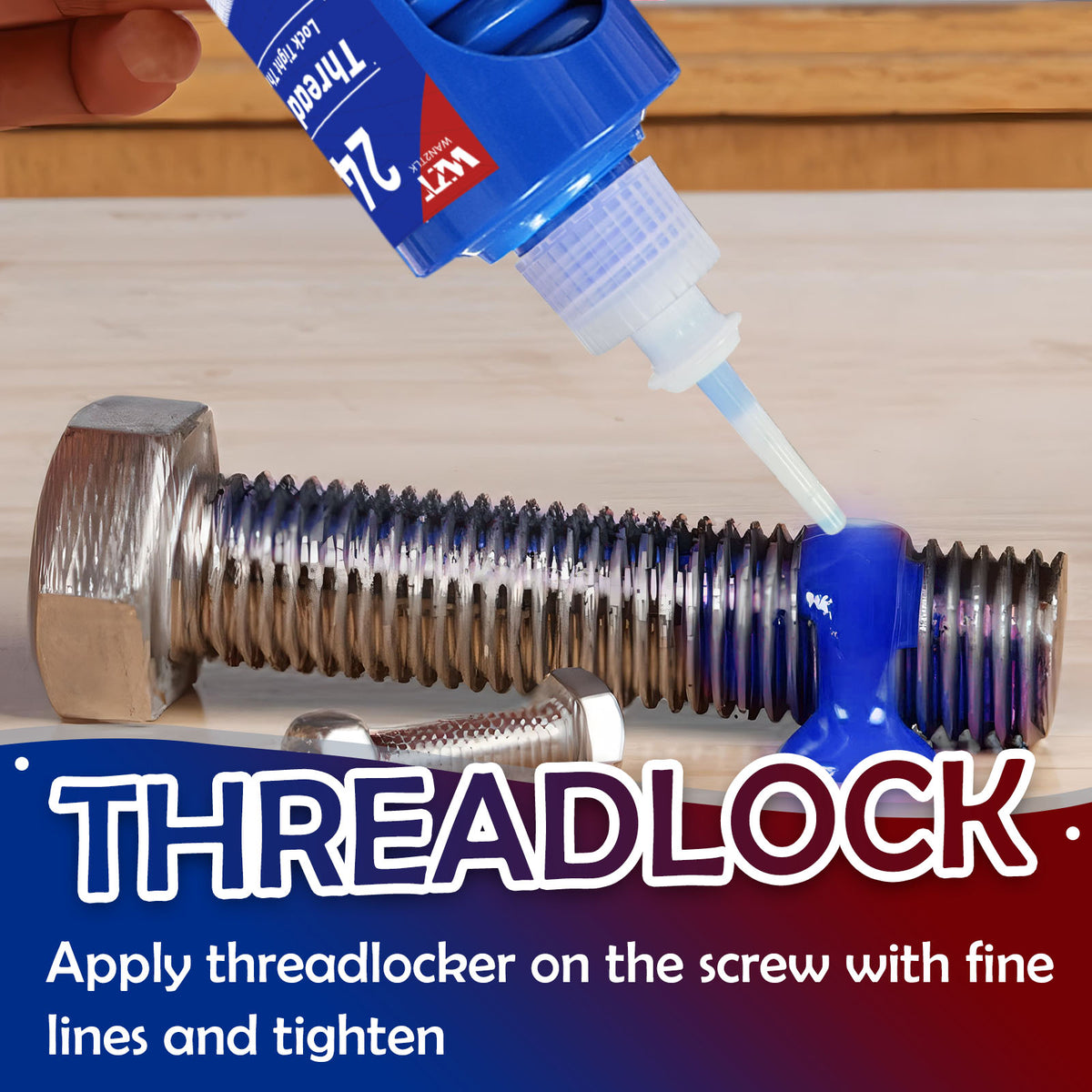 Thread Lock Blue and Red